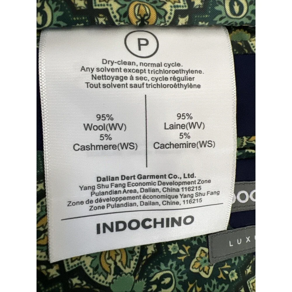Indochino Sport Coat Mens 38R Chino‎ Newbury Two Button Preppy Blazer